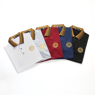Áo thun tay ngắn in hình Versace Vintage cho nam 5 màu tùy chọn
