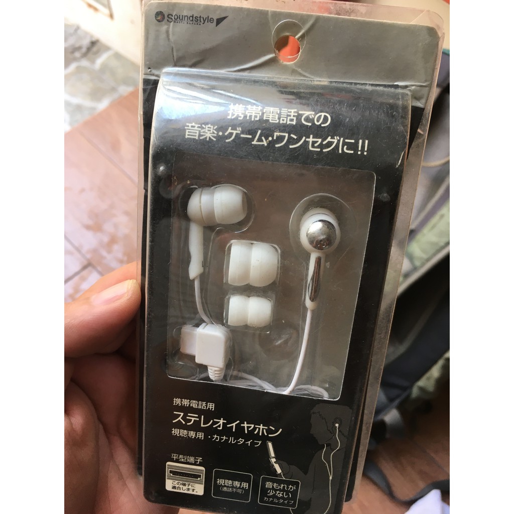 Tai nghe (Headphone, Headset) nội địa Nhật Bản NTT Docomo, NEC, SoftBank, Sony