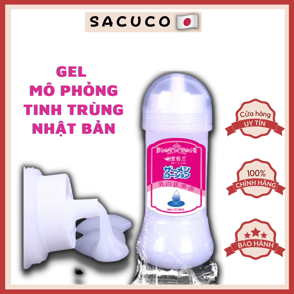 Gel bôi trơn mô phỏng tinh trùng NHẬT BẢN gel boi tron âm đạo hậu môn Nam