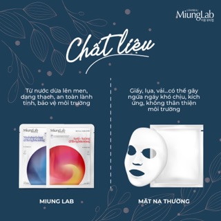 MẶT NẠ DƯỠNG DA MIUNG LAB