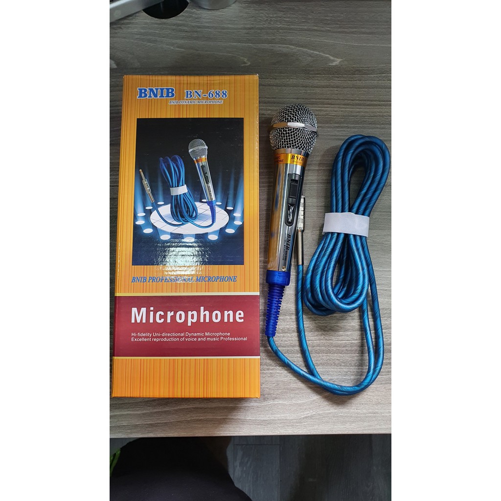 [Mã ELHACE giảm 4% đơn 300K] Micro Karaoke Dây Shuri SR-688 Chất Âm Tốt, Dây Dài 4M - BH 6 Tháng - Hưng Long PC