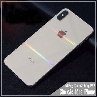 Miếng dán PPF trong suốt ánh 7 màu 6 , 7 , 6 plus , 7 plus , x , xr , xs max , 11 pro , 11pro max siêu đẹp