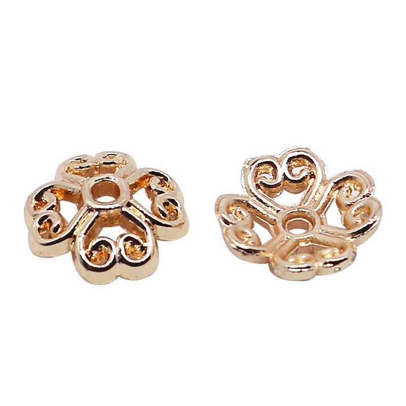 Phụ Kiện Hạt Làm Trang Sức Thủ Công Bằng Đồng 14k Hình Trái Tim