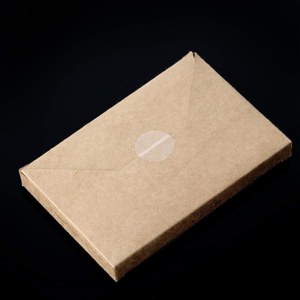 Cuộn 500 Nhãn Dán Trong Suốt Tự Dính Trang Trí Túi Quà