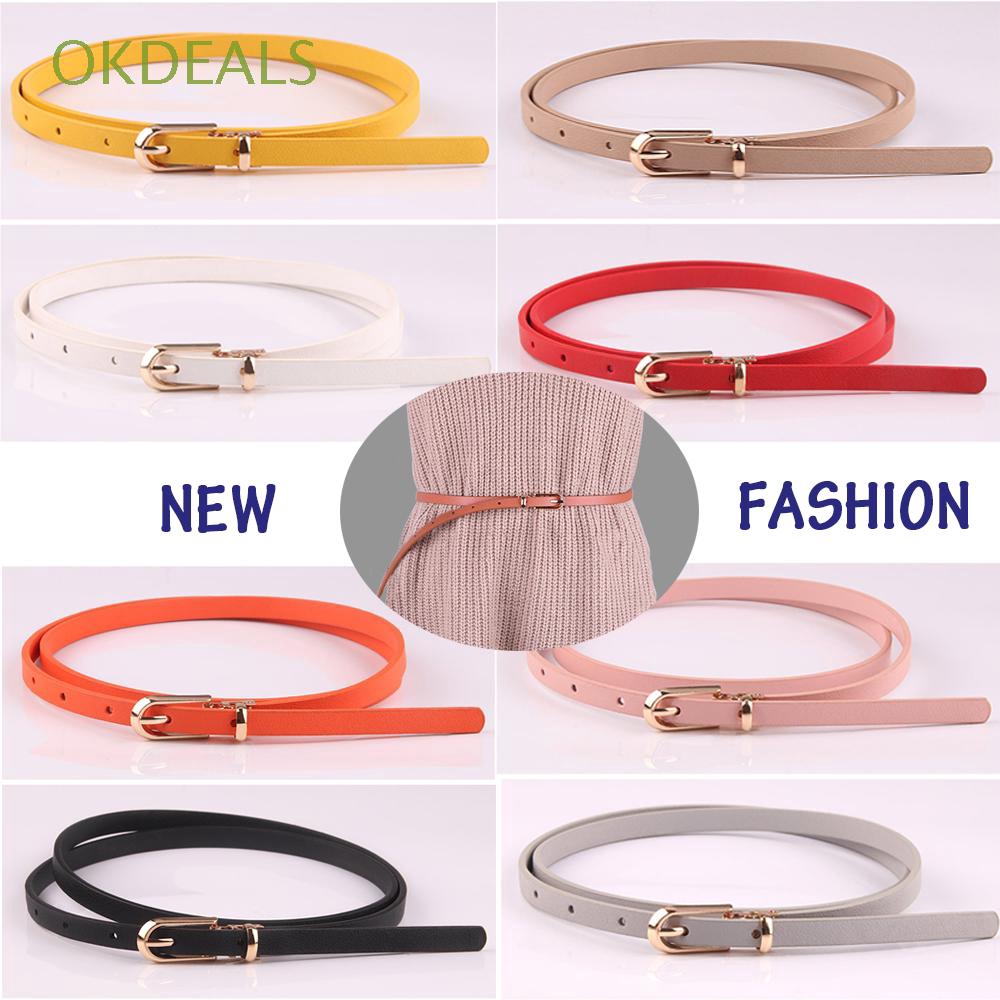 Đai thắt lưng ôm dáng màu dễ thương dành cho nữ