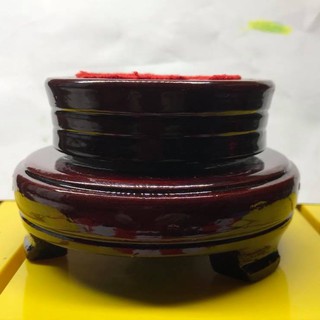 CHÂN ĐẾ GỖ 2 TẦNG CHO QUẢ CẦU ĐÁ PHONG THỦY SIZE TRÊN 11CM