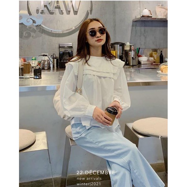 💕💕 Áo trắng baby doll viền ren | BigBuy360 - bigbuy360.vn