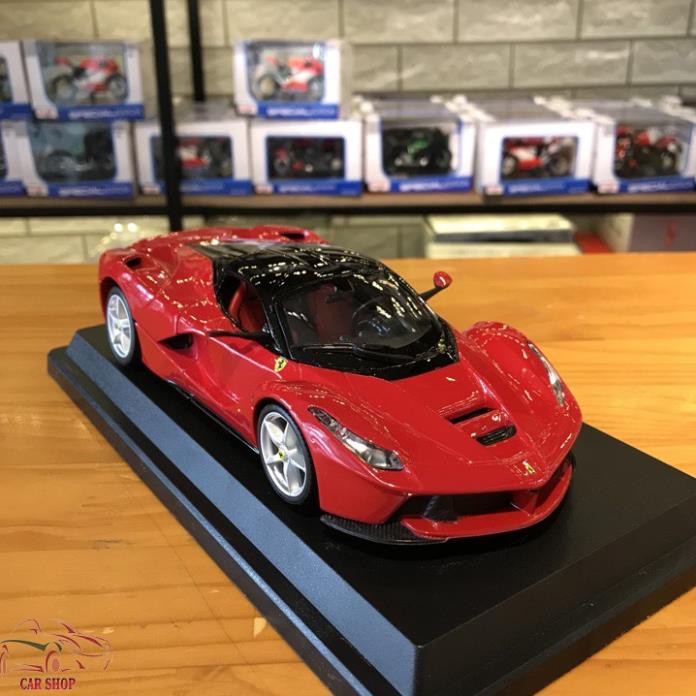 Mô Hình Ferrari LaFerrari 💩GIÁ RẺ💩 Tỉ Lệ 1:24 Hãng Burago Màu Đỏ