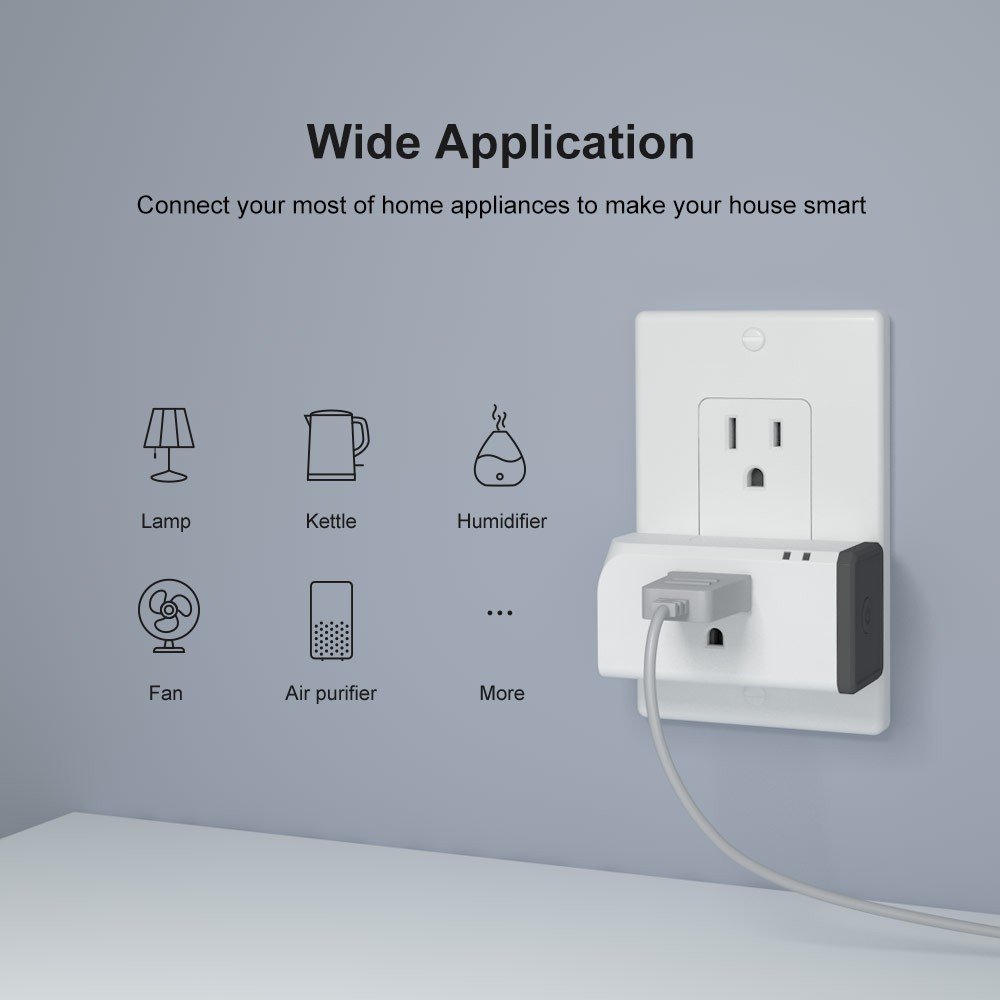 Ổ cắm thông minh Sonoff S31 Lite Zb giắc cắm US phiên bản Zigbee điều khiển giọng nói rảnh tay qua App với Amazon Alexa