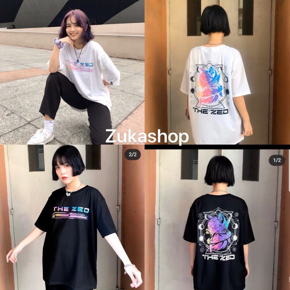 Áo Thun THE ZED Unisex Mèo Máy Vui Nhộn Hot Trend Vải Mềm Mịn