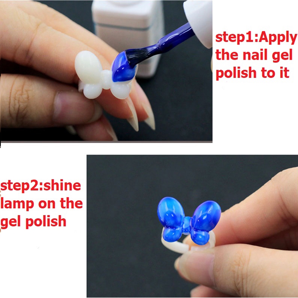 [Hàng mới về] Bộ vòng trưng bày màu sơn móng tay nghệ thuật