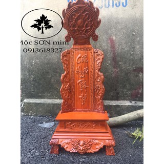 Bài vị thờ gỗ hương,Bài vị đục chữ cửu huyền thất tổ,cỡ kích thước cao 41cm,51cm,56cm,61cm,67cm