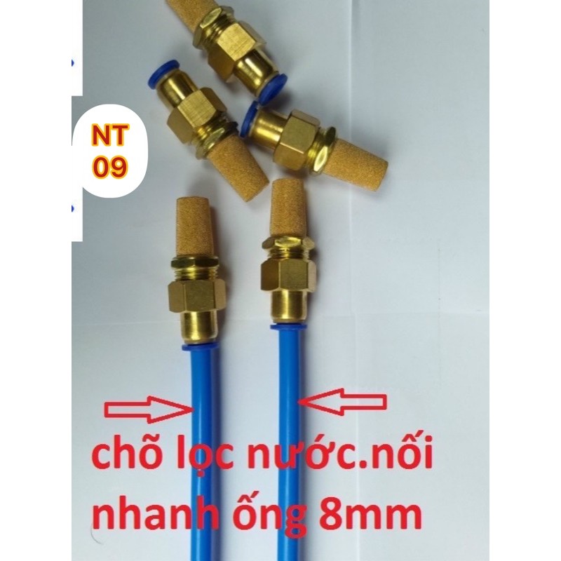 Chõ, rọ đồng lọc nước, lọc cặn bẩn cho bơm phun sương ống 8mm, 8 ly