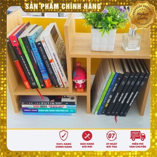 Kệ để bàn tự lắp ráp nhanh, chất liệu gỗ Melamin dày đẹp, kệ sách để bàn giá xưởng siêu rẻ