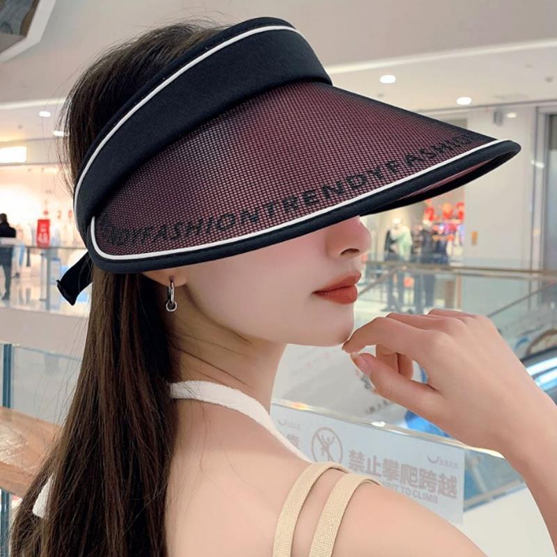 Nón Vành Rộng Nửa Đầu Che Nắng Chống Tia Uv Màu Sắc Thay Đổi Phong Cách Hàn Quốc Dành Cho Nữ