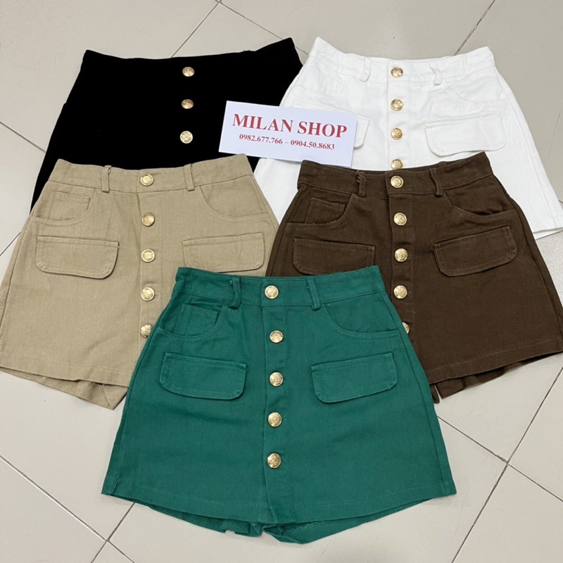 Quần short giả váy các kiểu nhiều màu hottrend