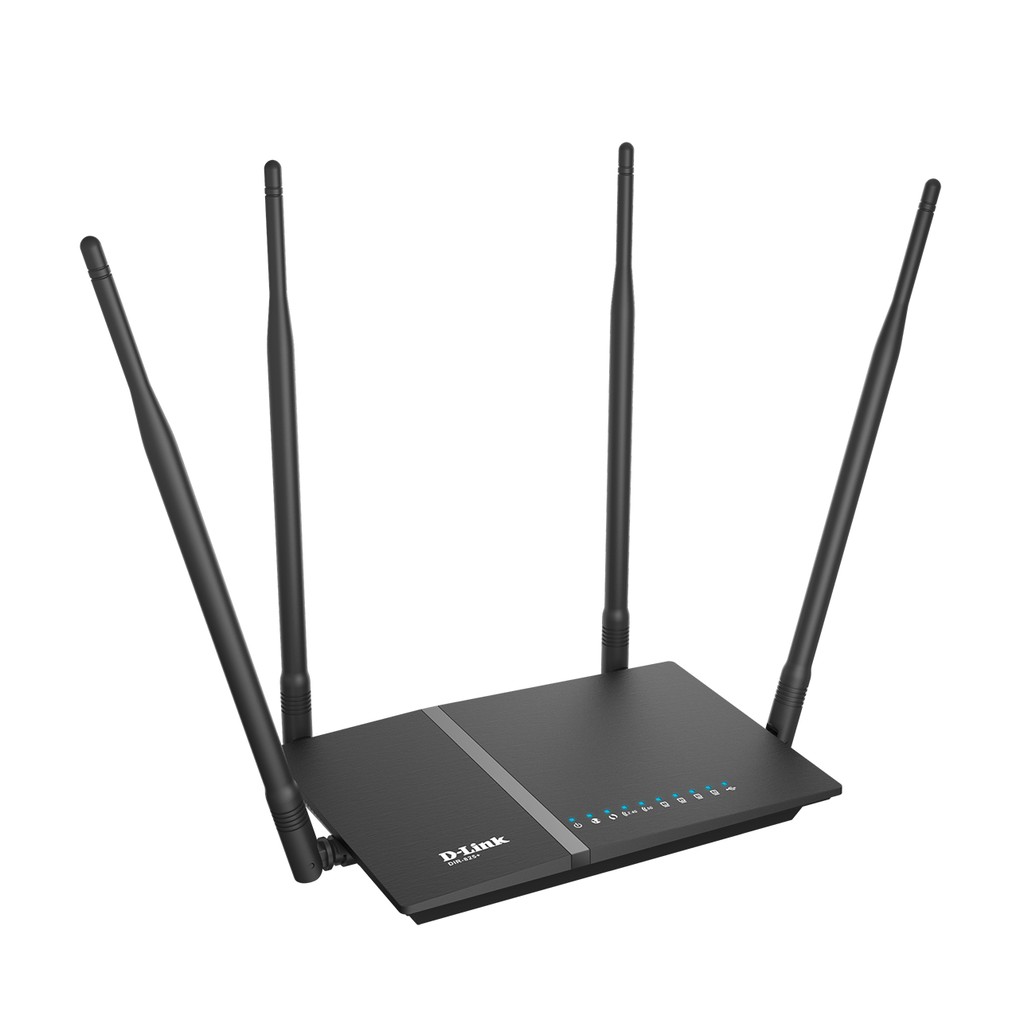 Bộ phát Wifi D-Link DIR-825+ Băng tần kép chuẩn AC1200 - Hàng Chính Hãng