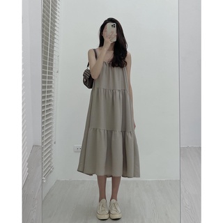 V6086 Váy xốp 2s midi Audrey
