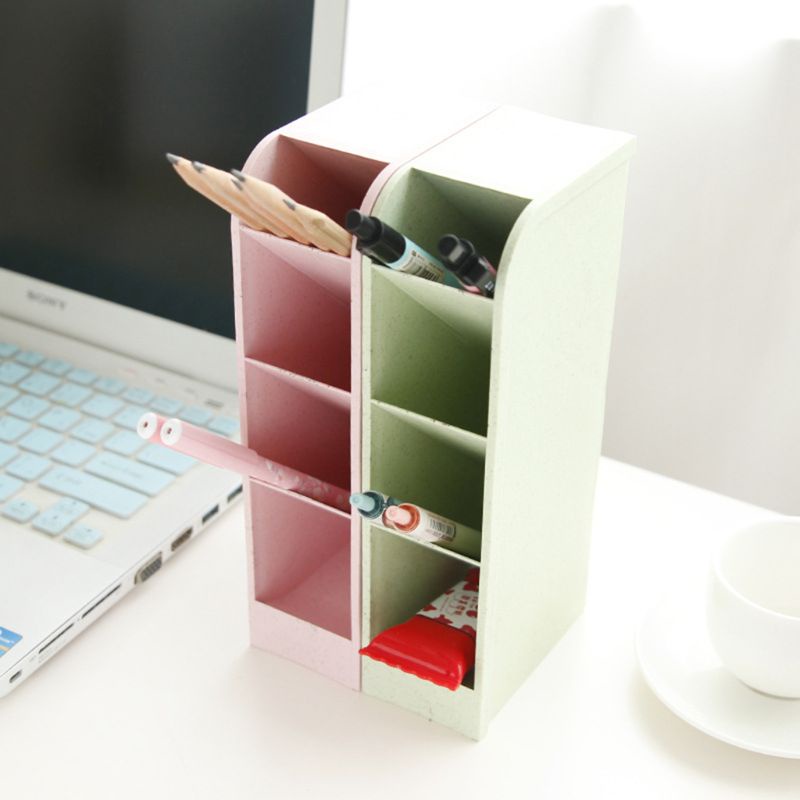Hộp Đựng Bút Để Bàn 4 Ngăn Đa Năng Tiện Dụng