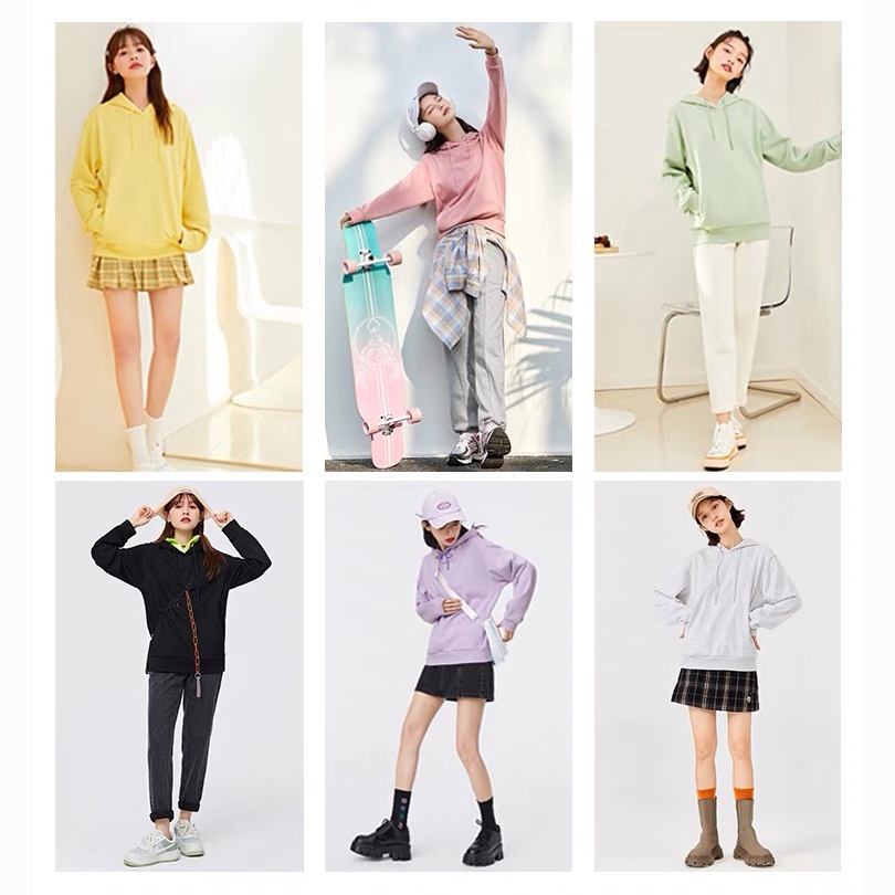 Áo Khoác Hoodie Nỉ Có Mũ Form Rộng GINDY Nhiều Màu Unisex Nam Nữ Ulzzang Thời Trang Thu Đông A035