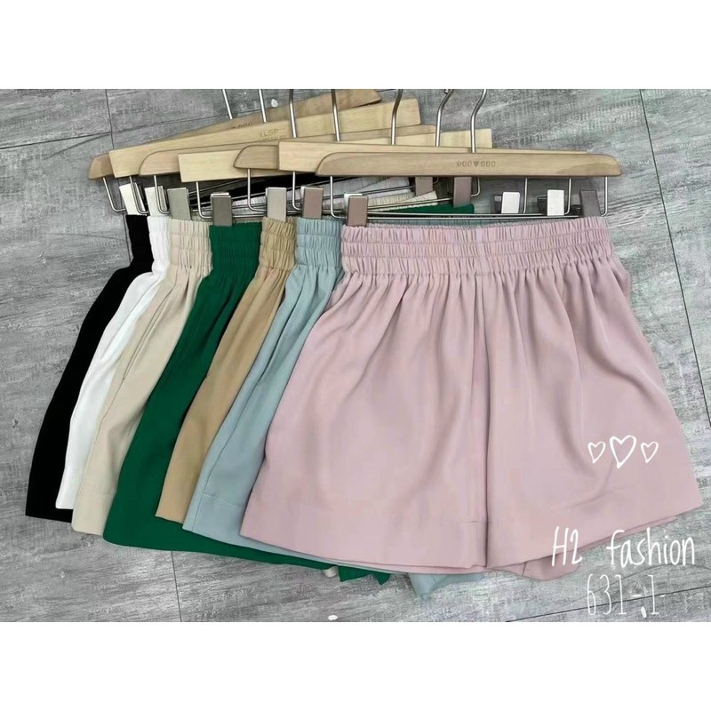quần short lụa cạp chun