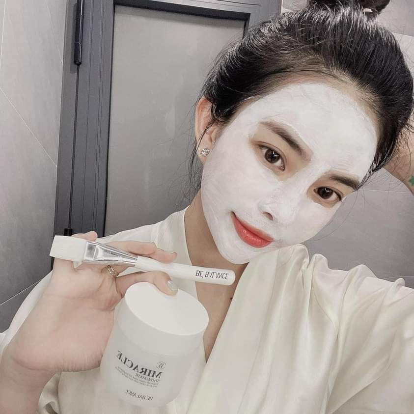 BEBALANCE Mặt Nạ Ủ Trắng SNOW MASK