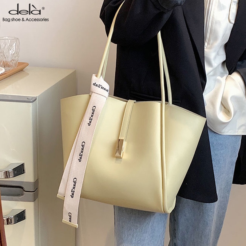 Dela Túi tote Đeo Vai Cỡ Lớn Thời Trang Chất Lượng Cao 2022 Mới Dành Cho Nữ