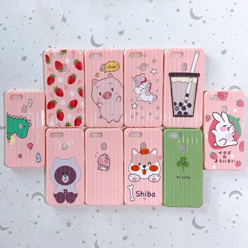 Ốp vali dẻo Oppo A5s / Oppo F9/A7/Realme 2 pro/Oppo Reno 2f/Oppo A53/Oppo A93/Oppo A3s/A12e/Realme C1