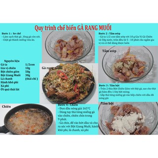 ComBo làm món rang muối (gà, vịt, baba, bề bề ,...)