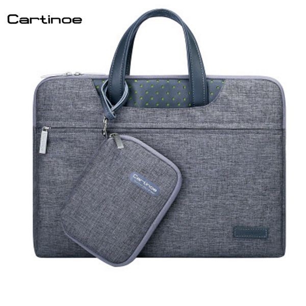 Combo Túi Xách + Túi Đựng Sạc Cho Macbook - Laptop Cartinoe Lamando Series Nhiều Màu | BigBuy360 - bigbuy360.vn