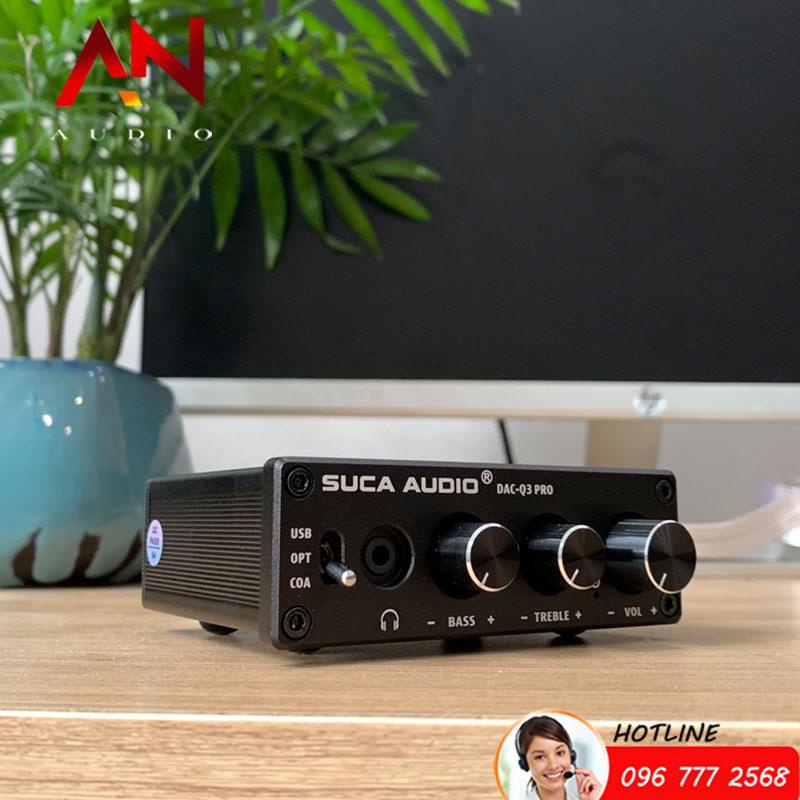 Giải Mã SUCA-AUDIO DAC Q3 Pro – Chip SA9123 – Điều Chỉnh Bass + Treble