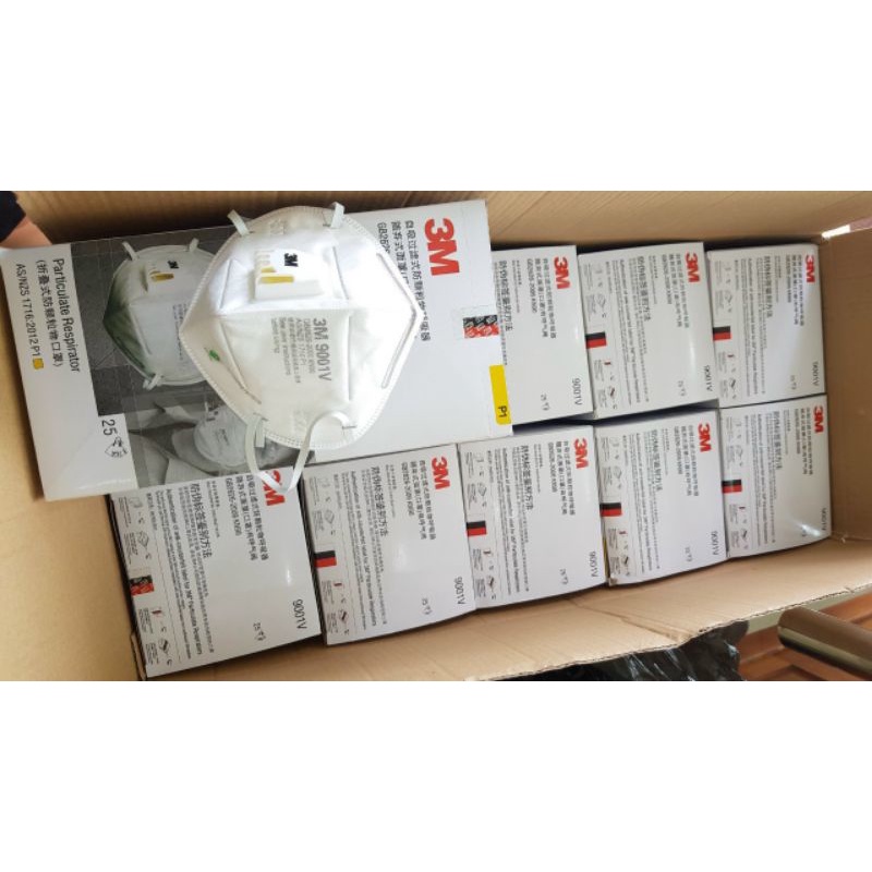 Khẩu trang có van thở 3M 9001V sẵn hàng | BigBuy360 - bigbuy360.vn