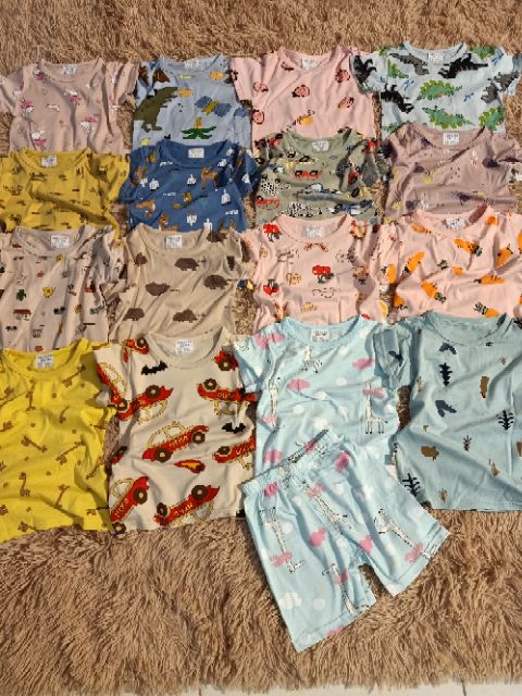 bộ cotton xuất hàn hoạ tiết qc | BigBuy360 - bigbuy360.vn