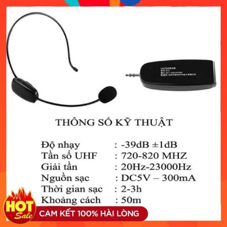 [Hàng Xịn] Mic trợ giảng không dây đa năng Newgood P11 chạy sóng UHF phù hợp tất cả dòng máy hỗ trợ mic