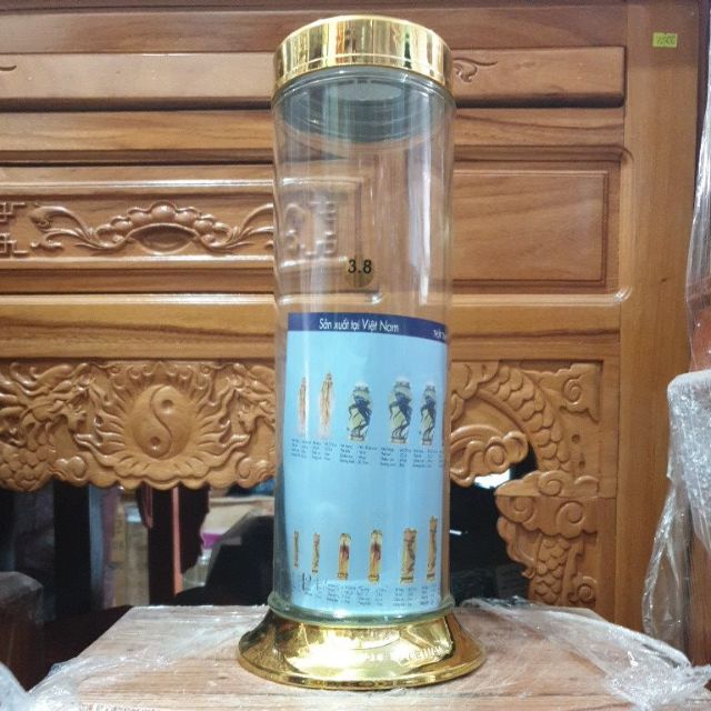 Bình ngâm sâm Phú Hoà cao cấp 3,8 lít cao 40 cm