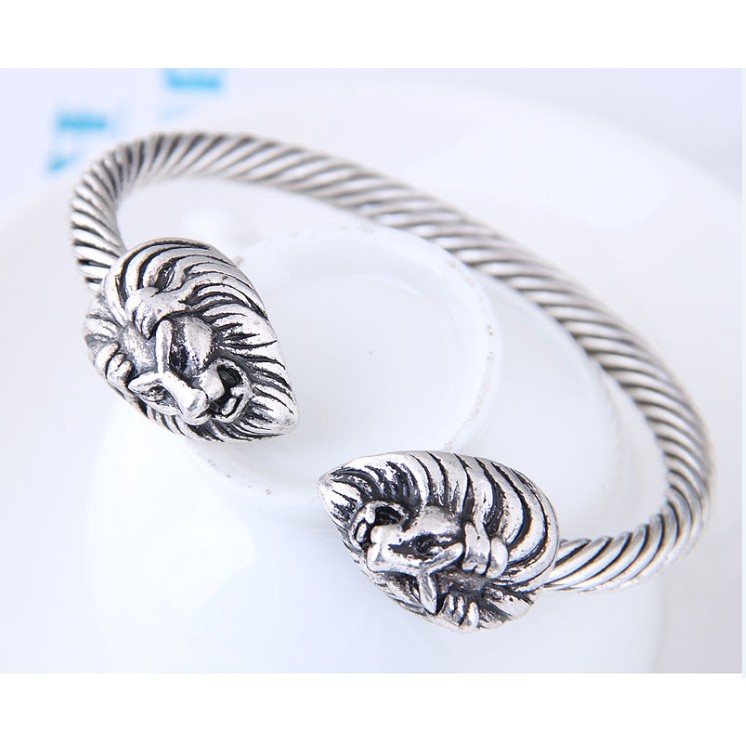 Vòng lắc tay Nam đầu sư tử nam tính, chất liệu inox cao cấp không gỉ, bao đeo bao đẹp vĩnh viễn