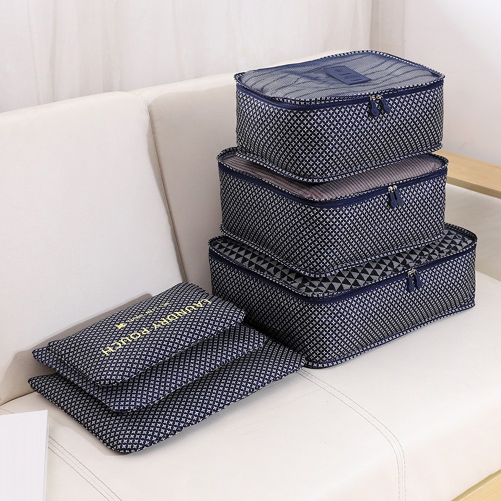 FW🌈6 Cái lưu trữ thời trang Container Quần áo du lịch Tổ chức túi trường hợp