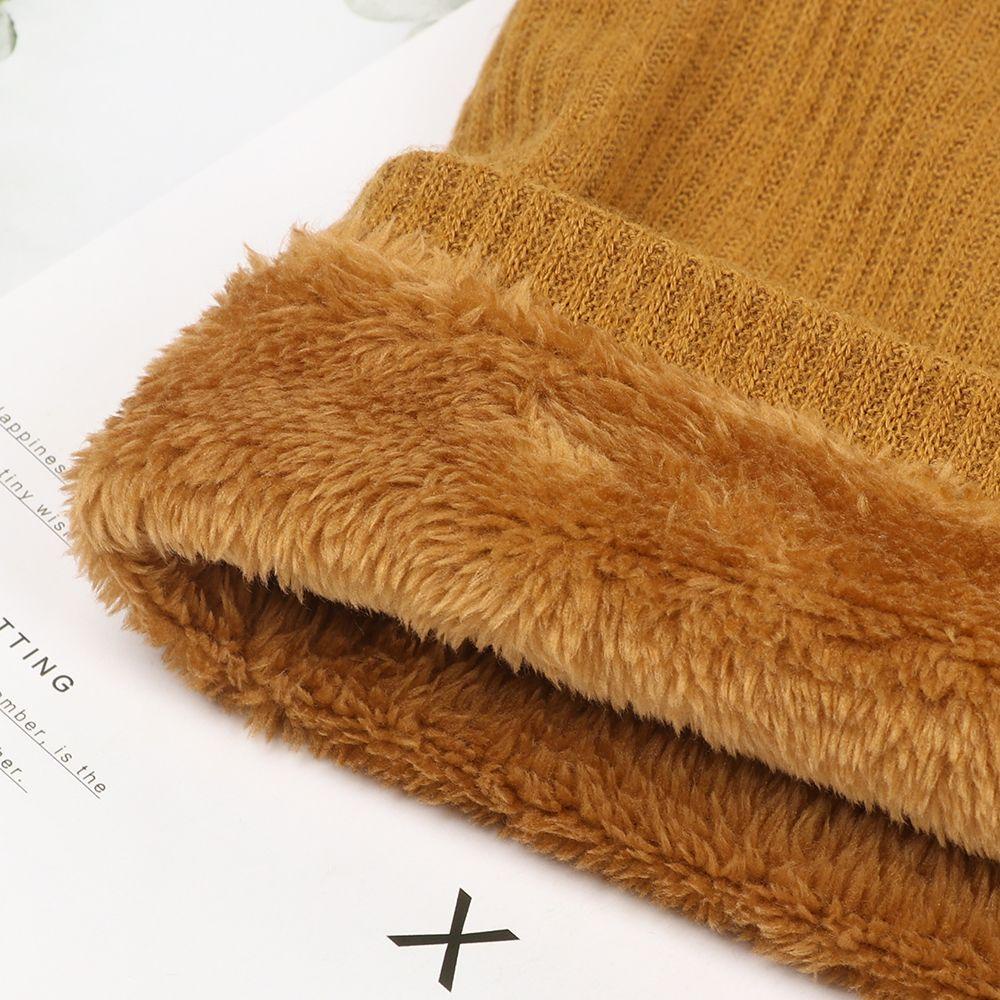 ESPO Khăn Choàng Cổ Đan Len Vải Nhung Mềm Ấm Áp Thời Trang Mùa Đông Cho Nữ