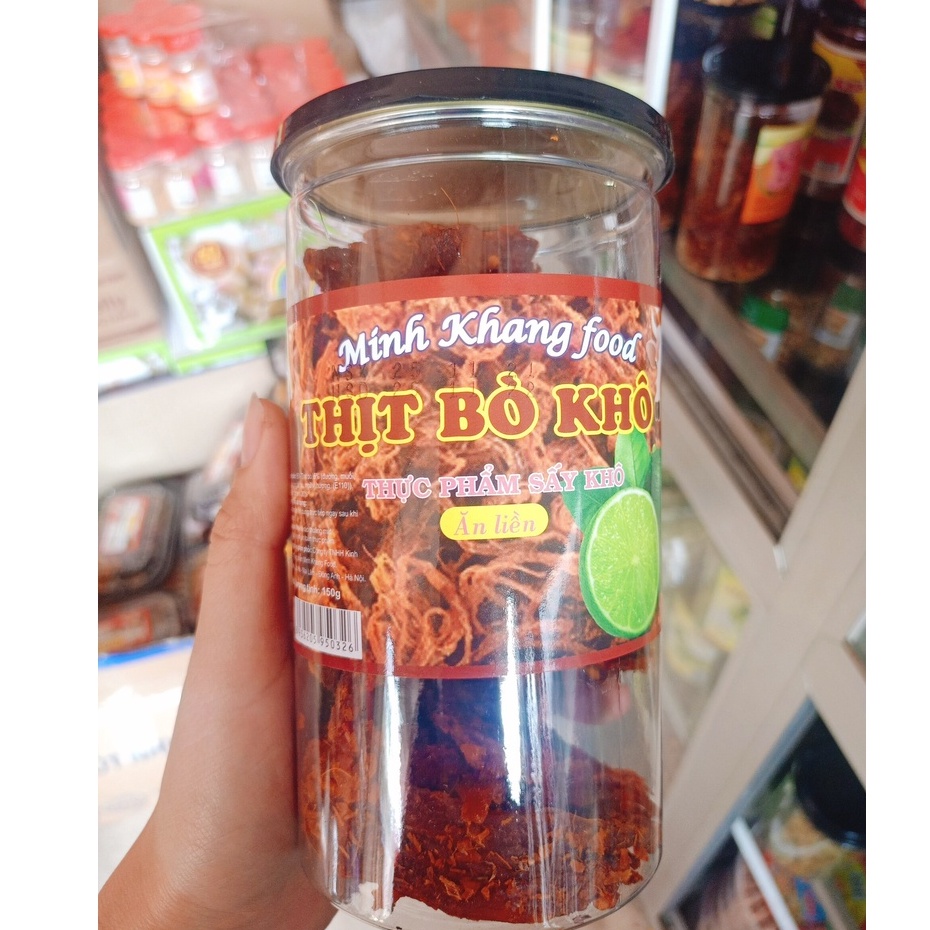 Khô bò miếng mềm 300gr cay vừa, đậm vị, thơm ngon, an toàn VSTP
