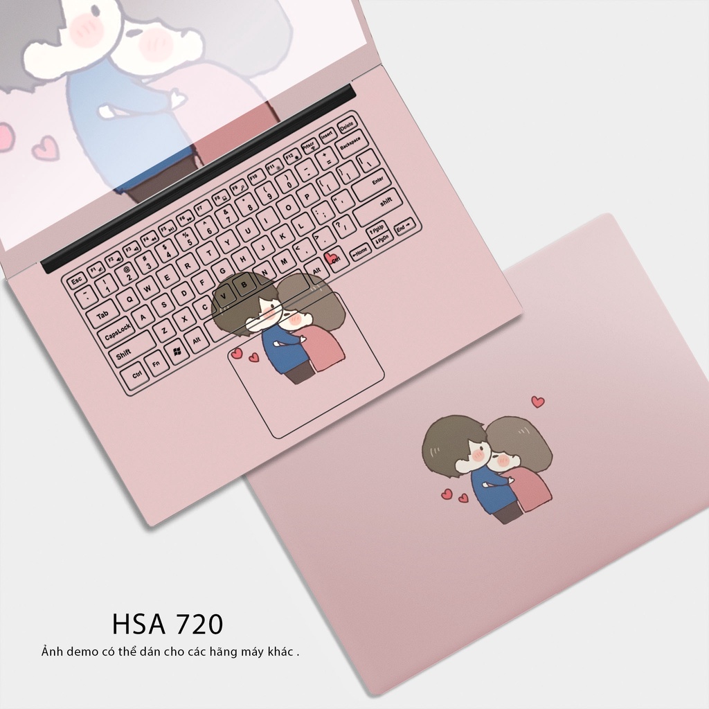Miếng Dán Laptop Mẫu Couple Dễ Thương