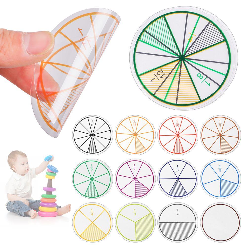Dụng Cụ Học Toán Hình Tròn 8cm Bằng ABS Chuyên Dụng Cho Dạy Học