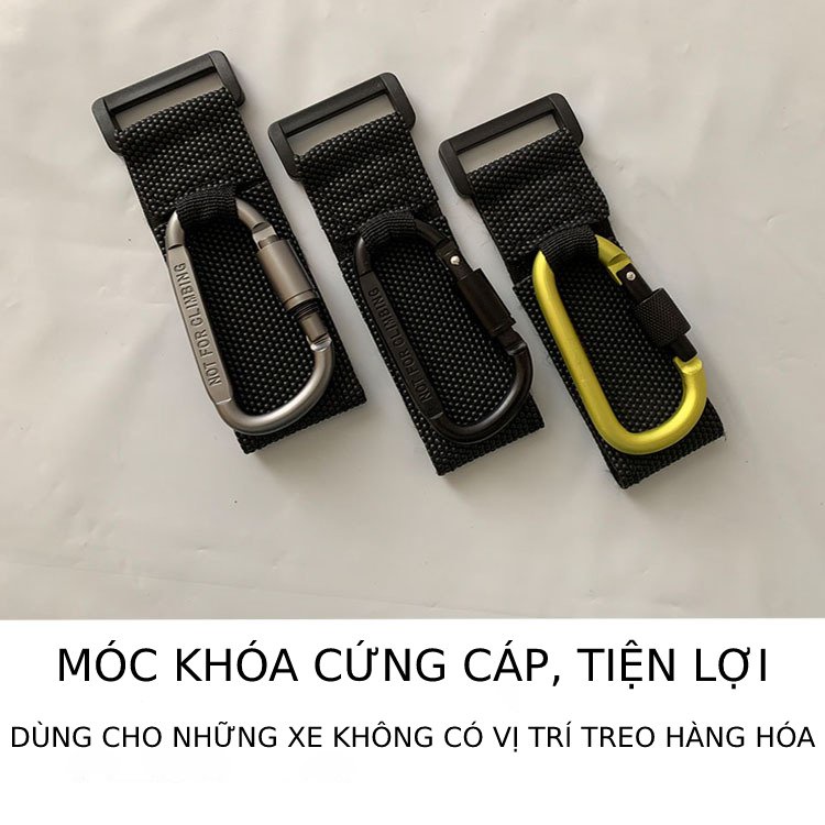 Móc Treo Đồ Tiện Lợi, Có Khóa ( Treo Tay Lái, Xe Đẩy...)