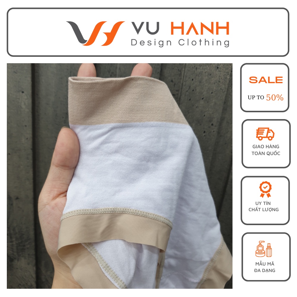 Quần chip đẹp phối viền viền lót kháng khuẩn không hằn viền | Shop Vũ Hạnh