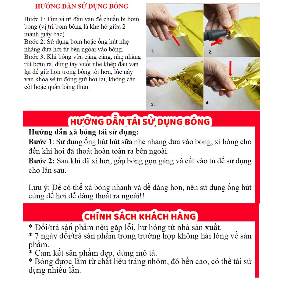 Bơm Bong Bóng Bằng Tay LOẠI LỚN Cực Nhanh 30CM - Bơm bóng bay, bơm bóng yoga, bơm phao bơi...