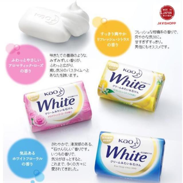 Xà phòng tắm Kao White Nhật 130g | BigBuy360 - bigbuy360.vn