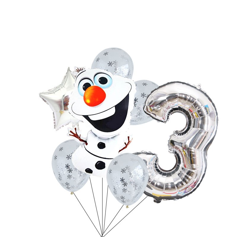 Set 7 Bong Bóng 32inch Hình Công Chúa Disney Trang Trí Tiệc Sinh Nhật Cho Bé