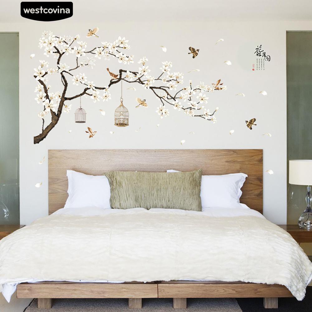 Sticker dán tường hình những bông hoa đẹp mắt