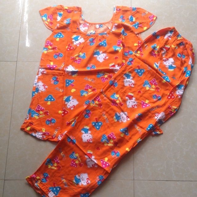 Bộ tole lanh quần dài 75-85 ky