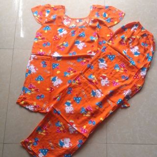 Bộ tole lanh quần dài 75-85 ky