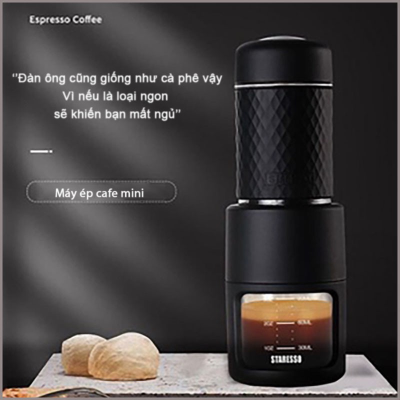 Máy pha cà phê cầm tay, máy ép cà phê mini ( Giá tại kho )